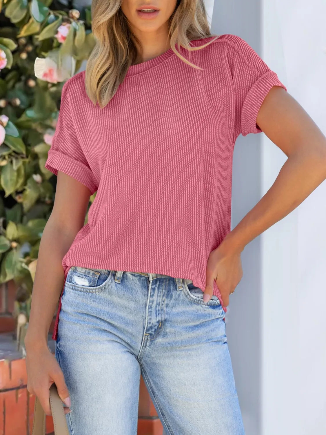 Round Neck Short Sleeve T-Shirt - Jatanele