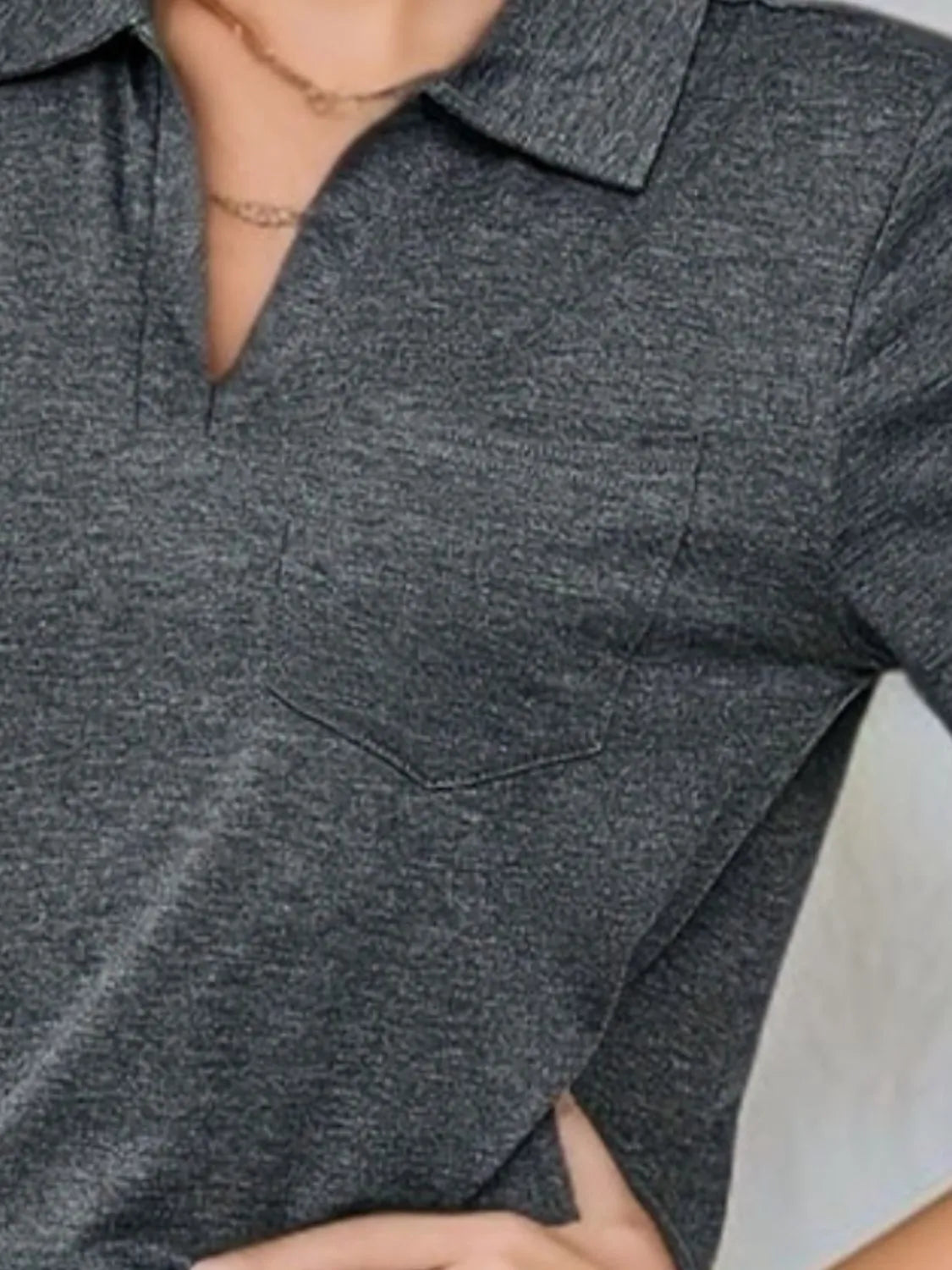 Johnny Collar Short Sleeve Top - Jatanele