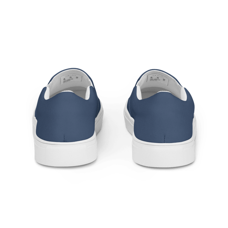 Men’s Blue slip-on canvas shoes