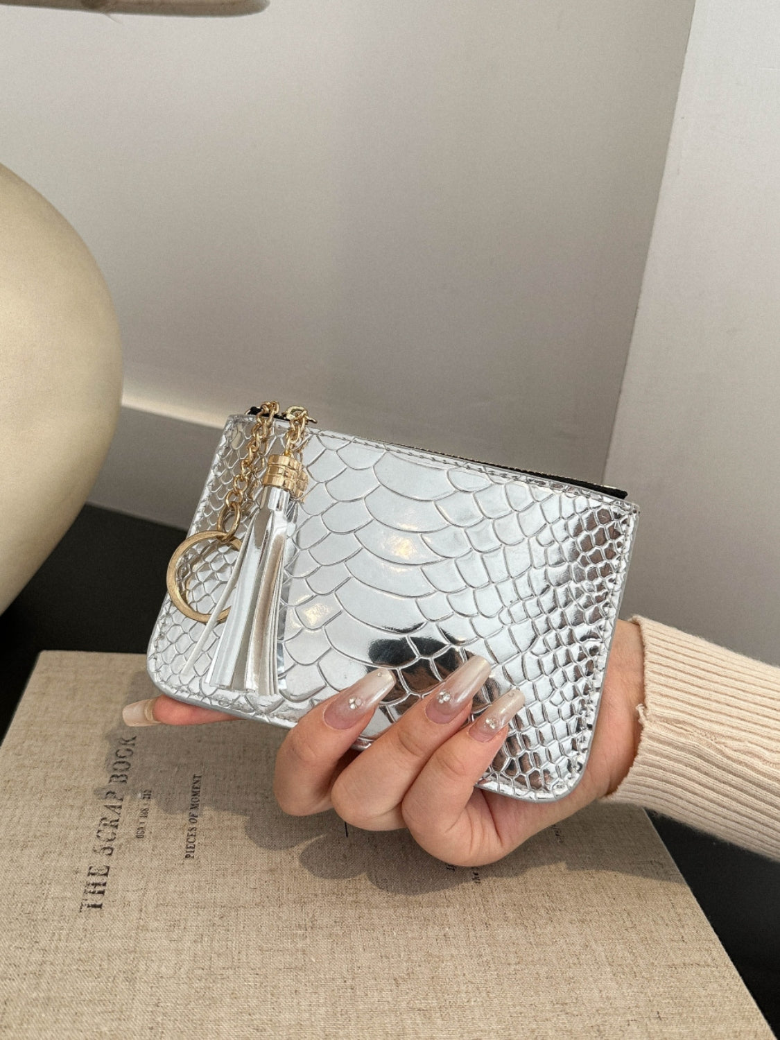 Luxe Tassel Card Holder Trendsi