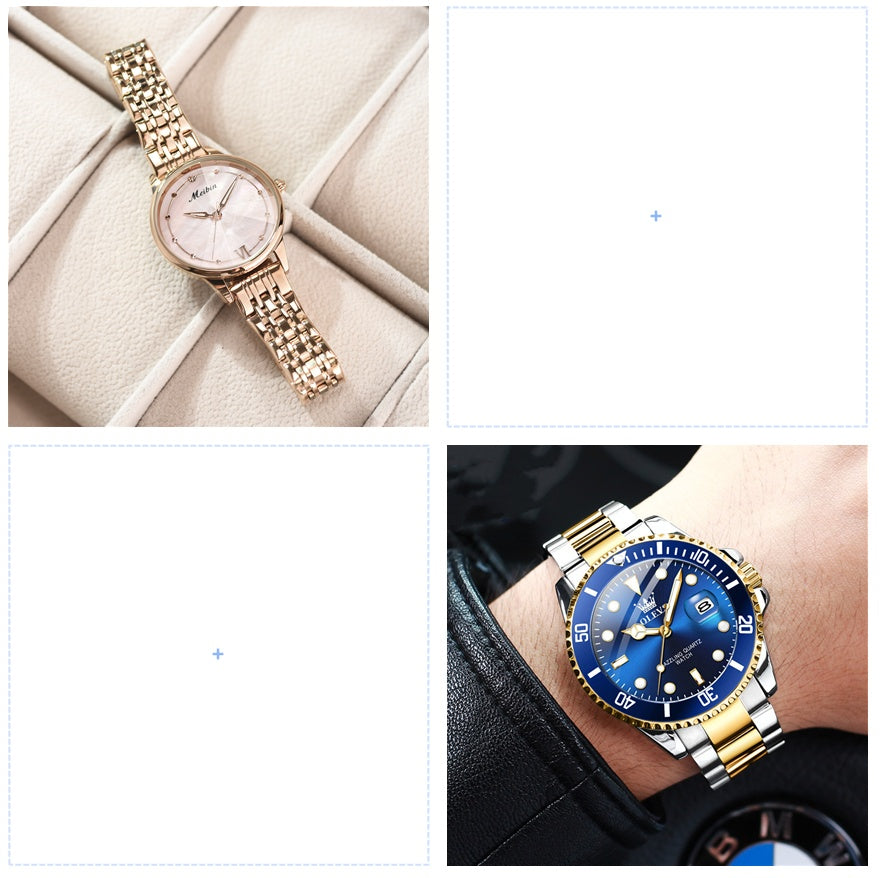 Elegant Geneva Diamond Quartz Watch for Women - Jatanele