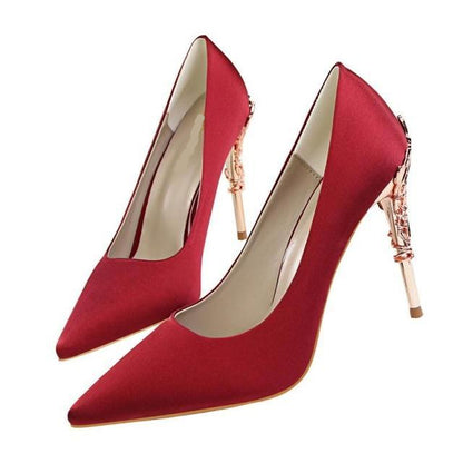 Elegant Women’s High-Heel Pointed Toe Stiletto Pumps – Stylish and Versatile - Jatanele