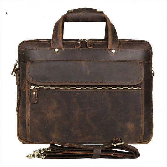 Premium Leather Business Briefcase for Men - Multiple Variants - Jatanele