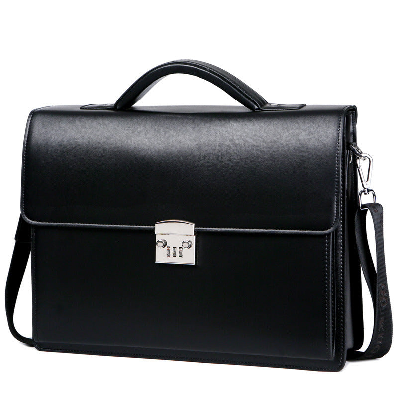 Men's Handbag Business Briefcase - Black and Brown Variants - Jatanele