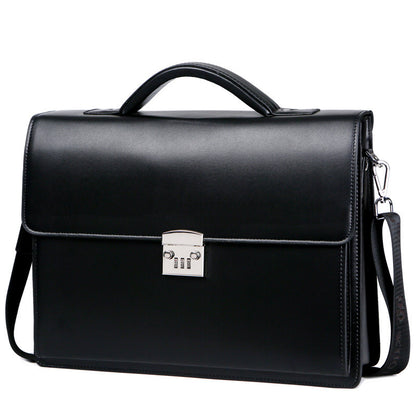 Men's Handbag Business Briefcase - Black and Brown Variants - Jatanele