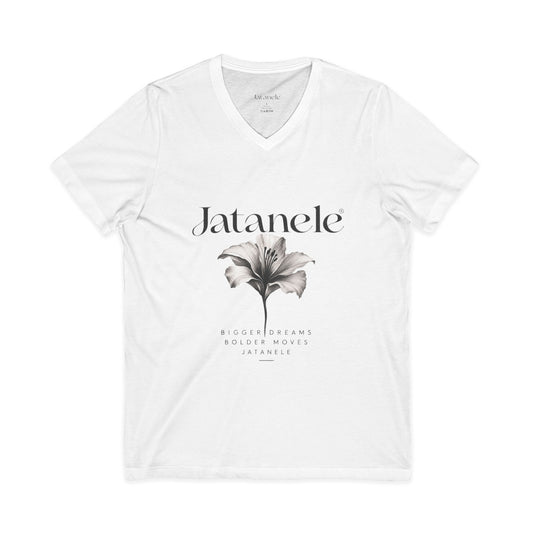 Jataniele Lily Botanical V-Neck Tee