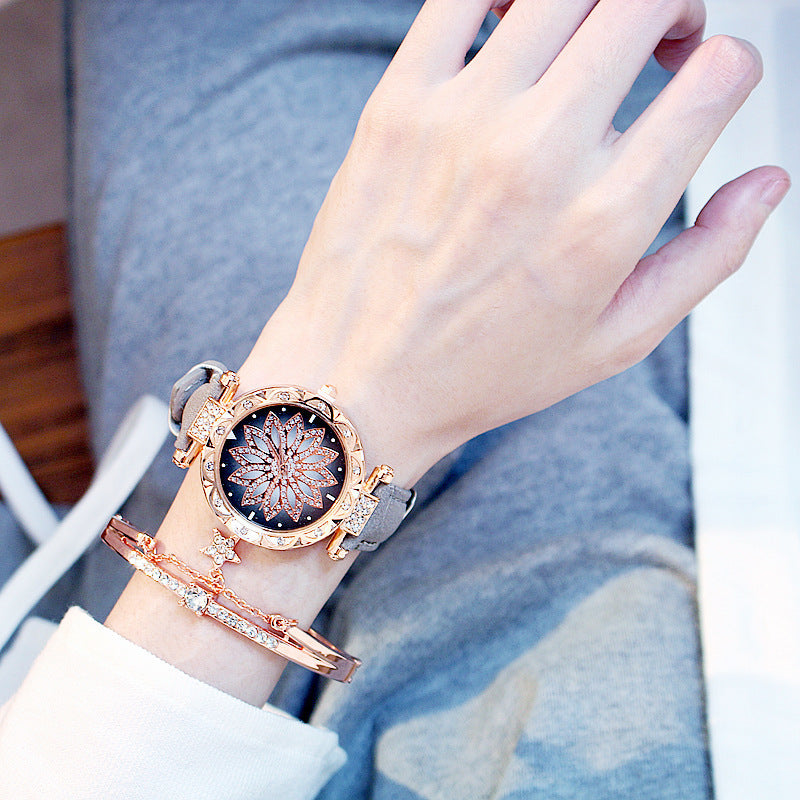 Rotating Ladies Quartz Watch - Jatanele