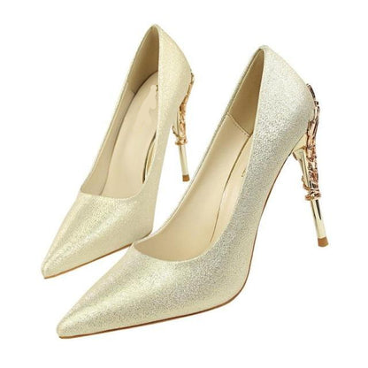 Elegant Women’s High-Heel Pointed Toe Stiletto Pumps – Stylish and Versatile - Jatanele