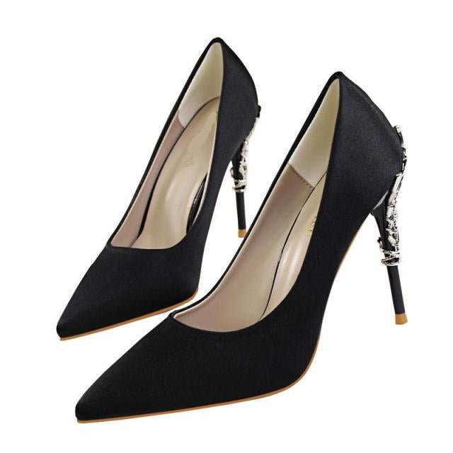 Elegant Women’s High-Heel Pointed Toe Stiletto Pumps – Stylish and Versatile - Jatanele