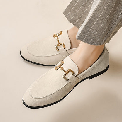 Men's Fashion Suede Leather Shoes – Sophisticated Style for Every Occasion - Jatanele