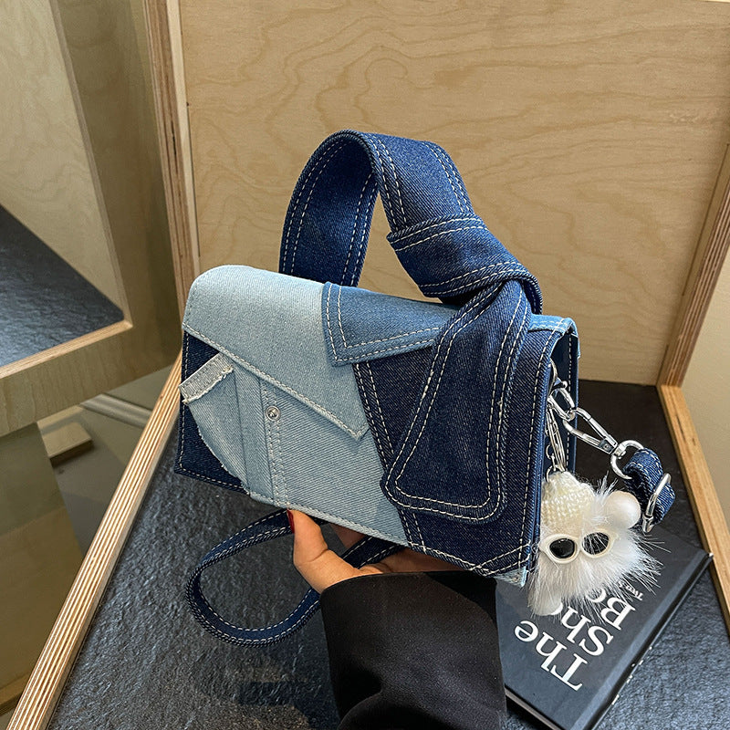 Denim Small Handbags | Western Style Shoulder Messenger - Jatanele