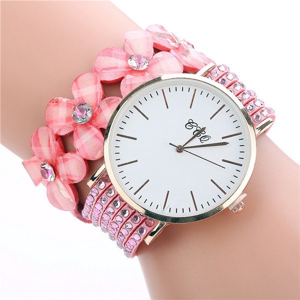 Elegant Velvet Drill Band Quartz Watch for Women - Jatanele