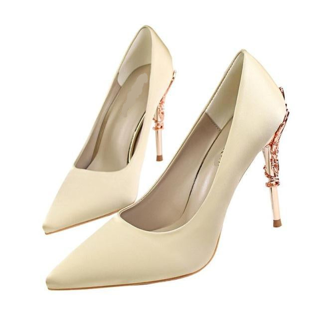 Elegant Women’s High-Heel Pointed Toe Stiletto Pumps – Stylish and Versatile - Jatanele