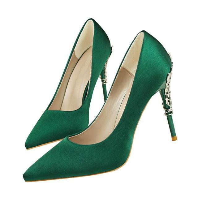 Elegant Women’s High-Heel Pointed Toe Stiletto Pumps – Stylish and Versatile - Jatanele