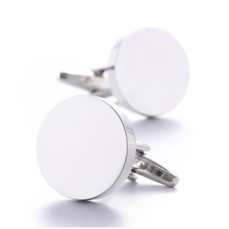 High-quality French Round Shirt Cufflinks - Jatanele