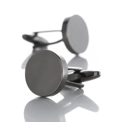 High-quality French Round Shirt Cufflinks - Jatanele