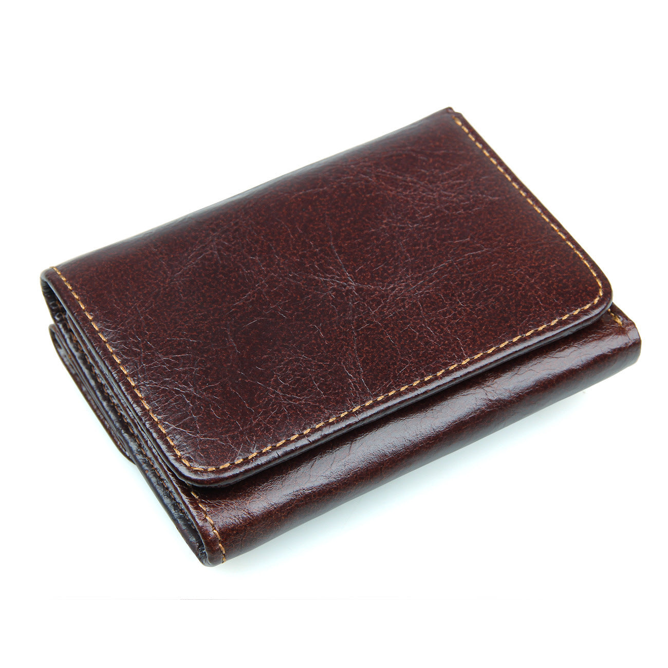 Vintage RFID-Blocking Leather Wallet – Compact & Secure Design - Jatanele