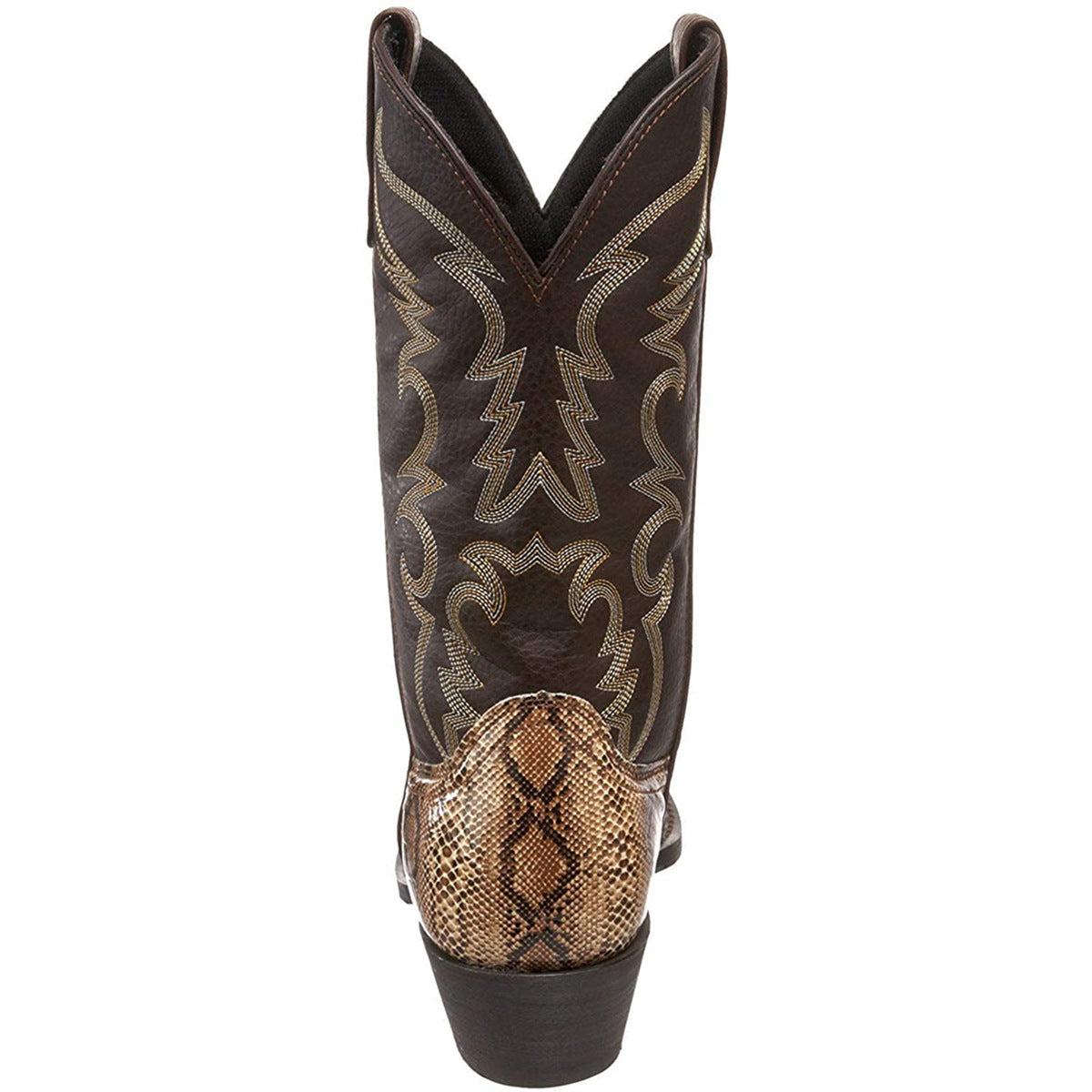 High-Heeled Iron Head Western Cowboy Boots Couples 38-48 Printed Snake Print - Jatanele