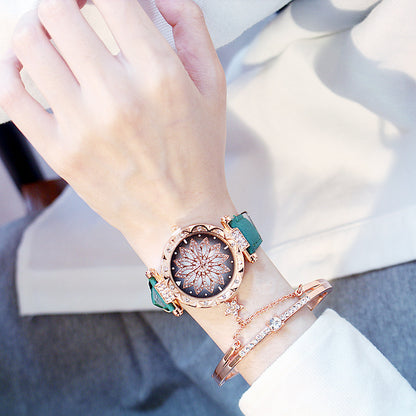 Rotating Ladies Quartz Watch - Jatanele