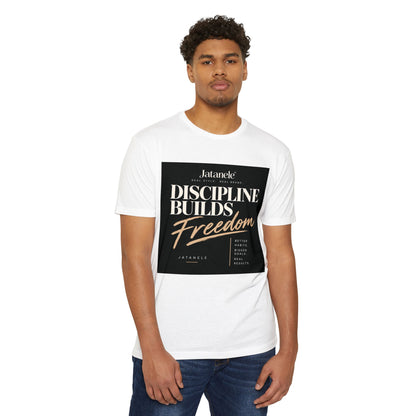 Men's Discipline Builds Freedom Motivational T-Shirt