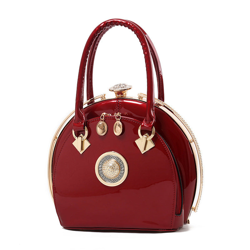 Bright leather high-end handbags noble fashion trend - Jatanele