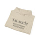 Hoodie — Jatanele “Bigger Dreams, Bolder Moves” Minimal Inspirational Pullover