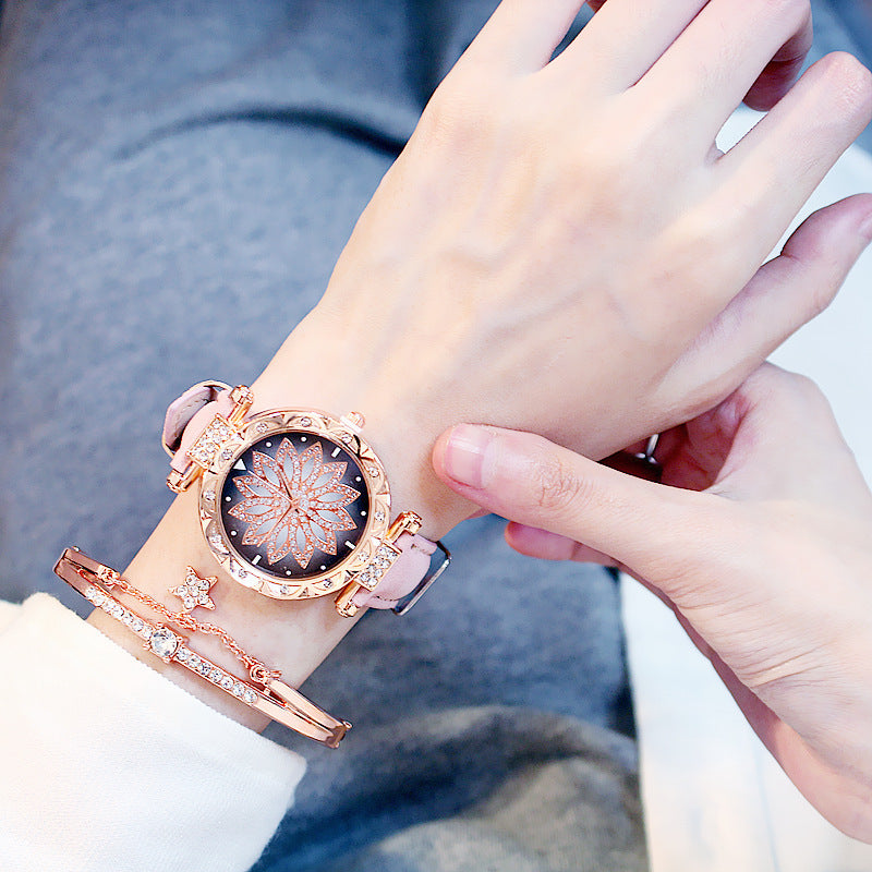 Rotating Ladies Quartz Watch - Jatanele