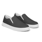 Men’s Dark Grey slip-on canvas shoes