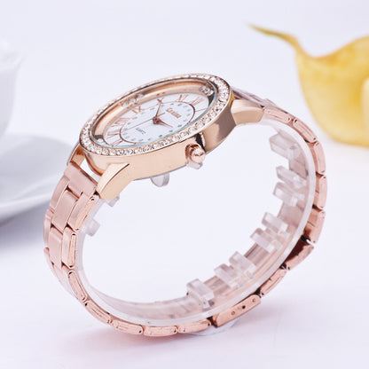 Diamond-Studded Mesh Plate Sports Watch - Jatanele