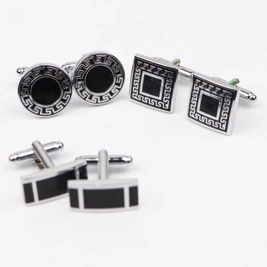 Men's French Shirt Cufflinks - Multiple Styles (A-H) - Jatanele