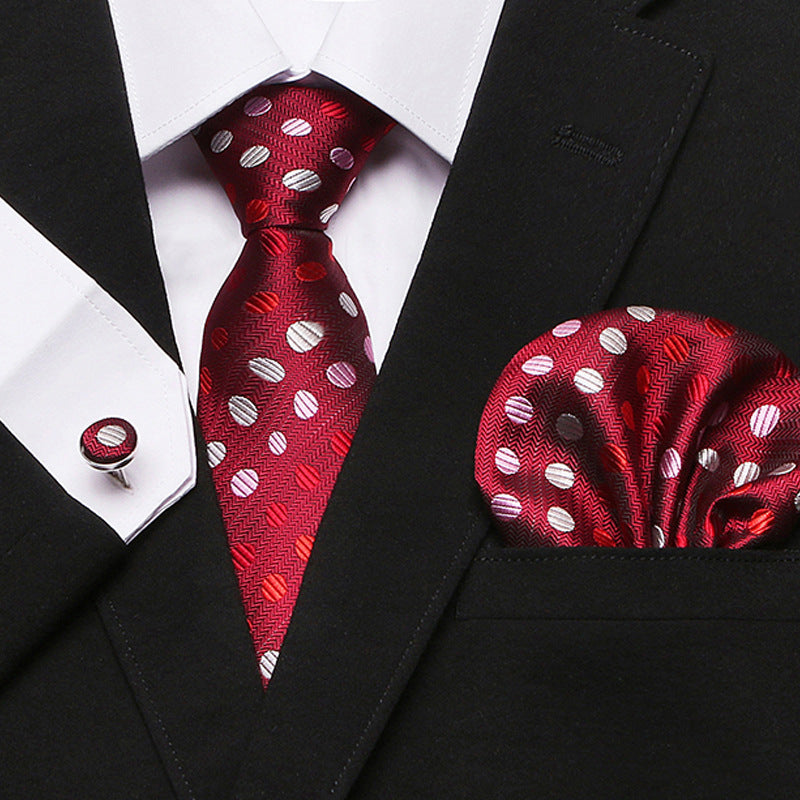 Men's Floral Cashew Three-Piece Tie Set – Elegant Matching Accessories - Jatanele