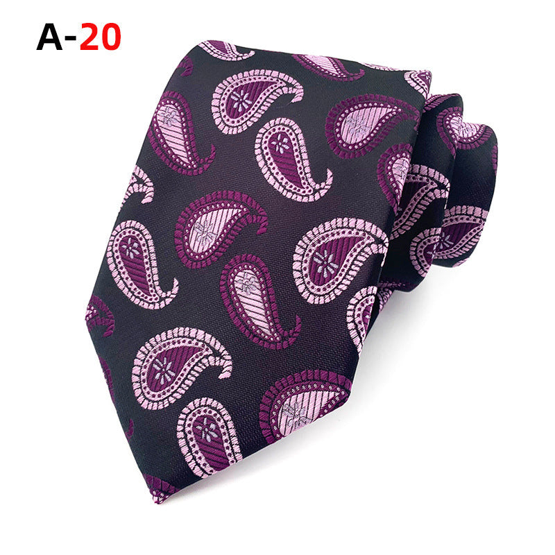 Elegant Paisley Jacquard Tie – Versatile and Stylish for Every Occasion - Jatanele