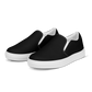 Men’s Black slip-on canvas shoes