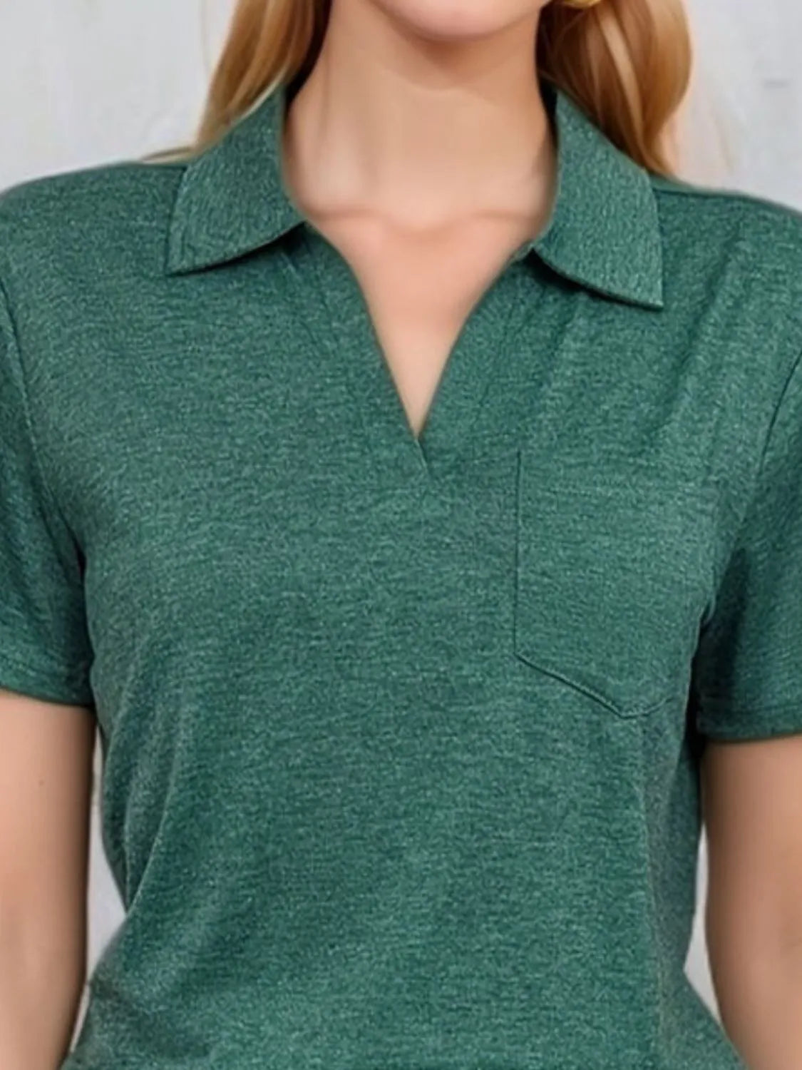 Johnny Collar Short Sleeve Top - Jatanele