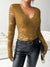 V-Neck Long Sleeve Lace Top - Jatanele