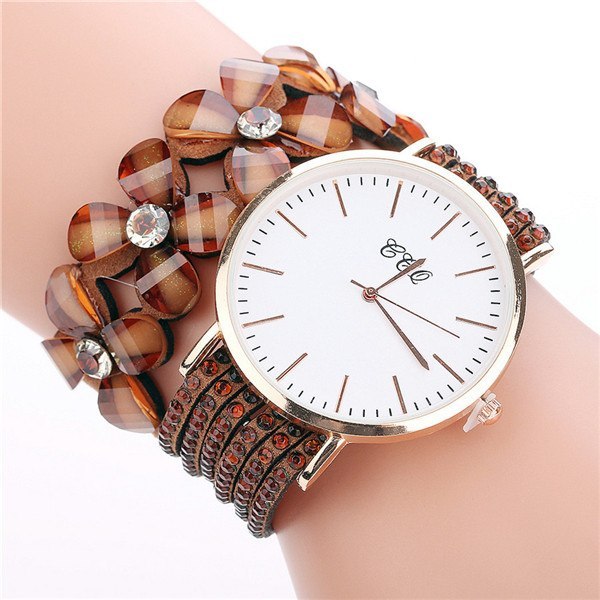 Elegant Velvet Drill Band Quartz Watch for Women - Jatanele