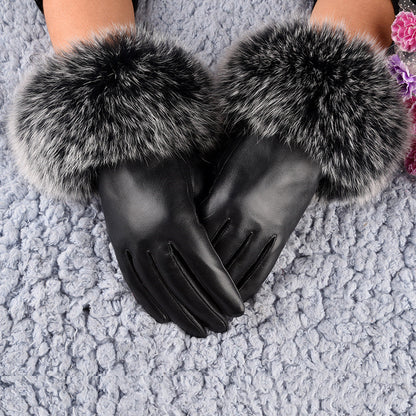 Women's Premium Sheepskin Fleece-lined Winter Gloves - Jatanele