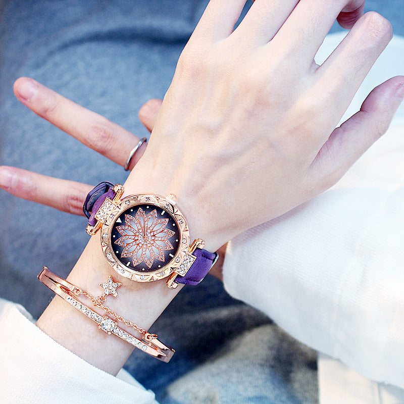 Rotating Ladies Quartz Watch - Jatanele