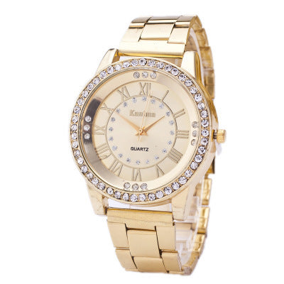 Diamond-Studded Mesh Plate Sports Watch - Jatanele