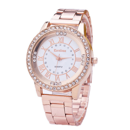 Diamond-Studded Mesh Plate Sports Watch - Jatanele