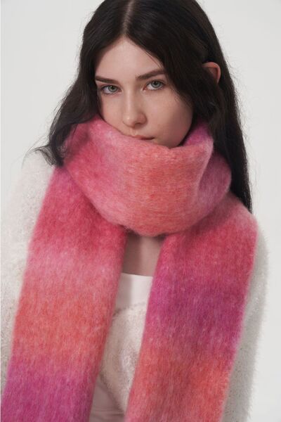 Cozy Ombre Fringe Scarf Trendsi