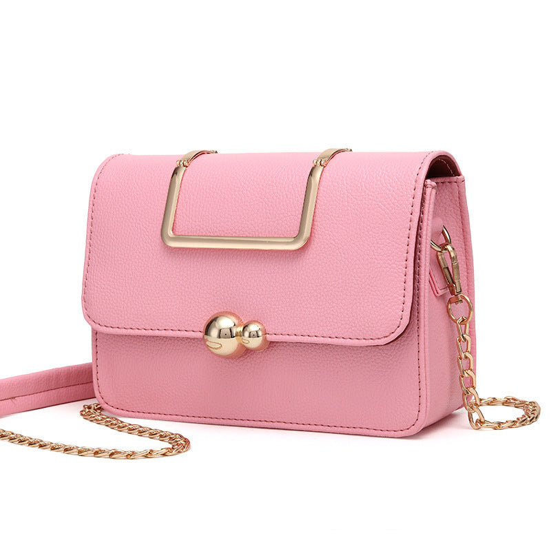 Chain Strap Handbag - Black, Grey, Pink - Jatanele