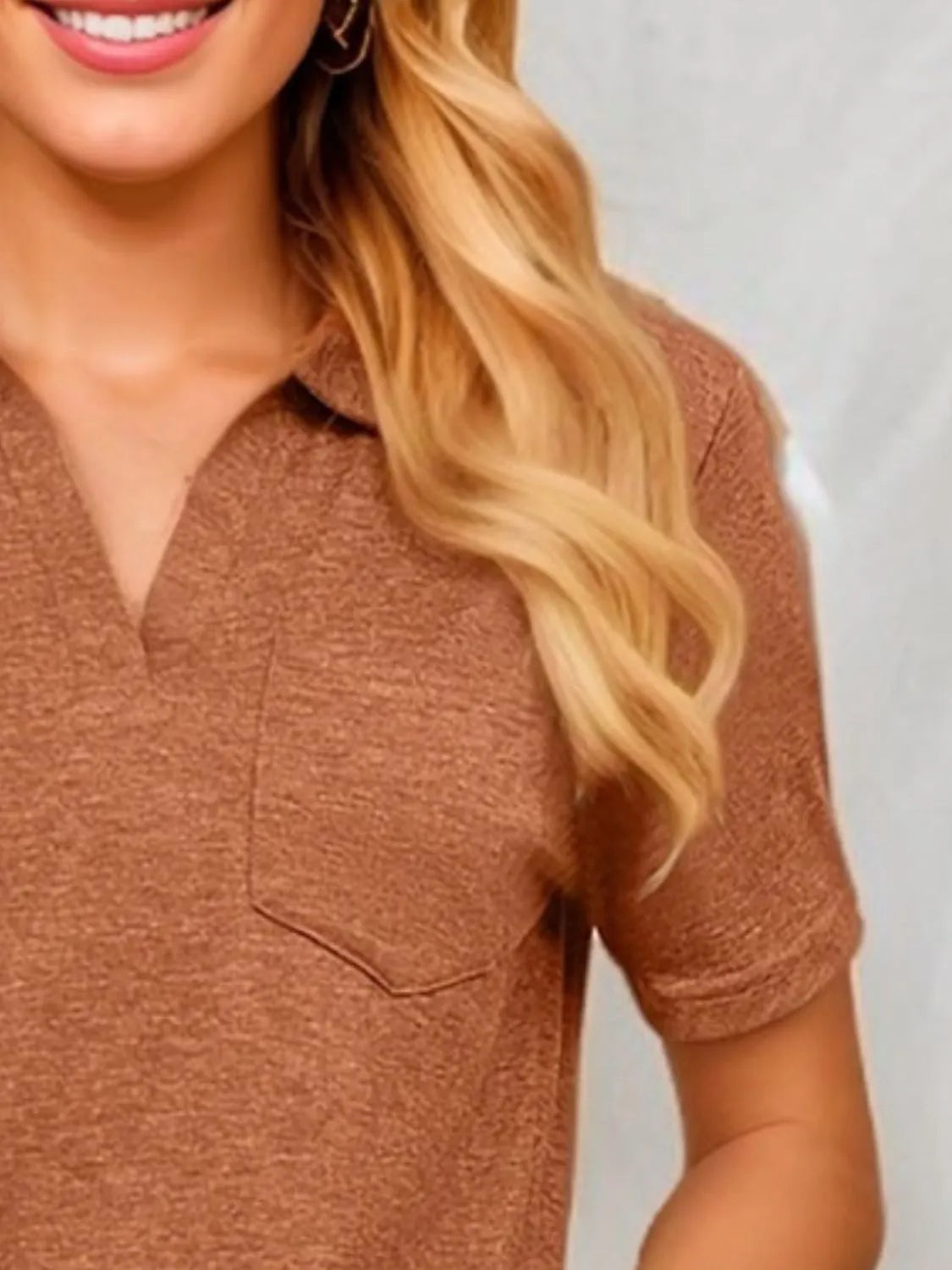 Johnny Collar Short Sleeve Top - Jatanele