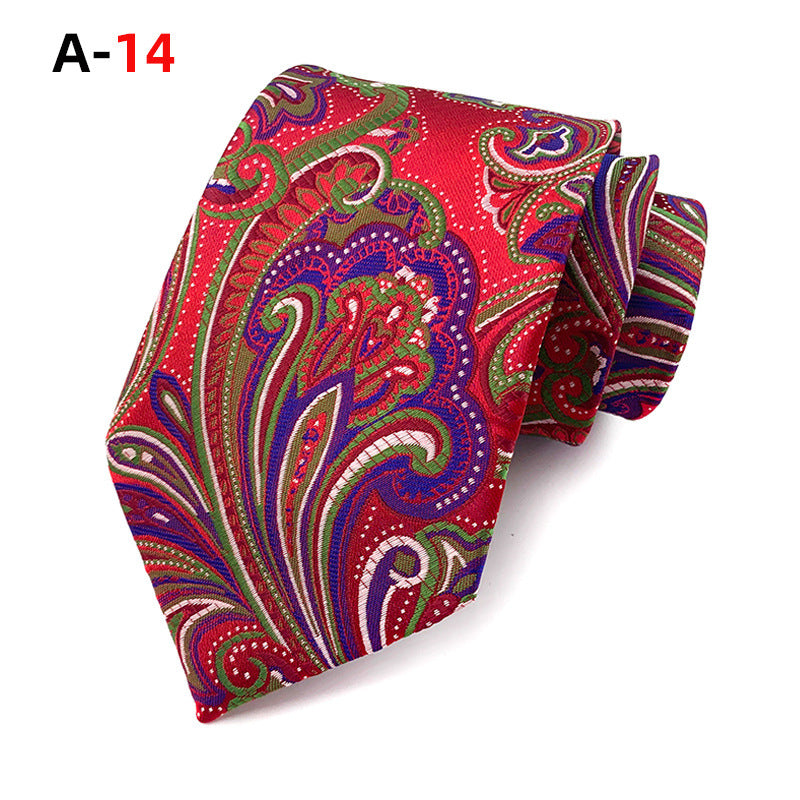 Elegant Paisley Jacquard Tie – Versatile and Stylish for Every Occasion - Jatanele