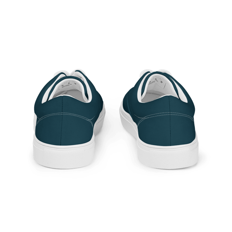Men’s Blue lace-up canvas shoes