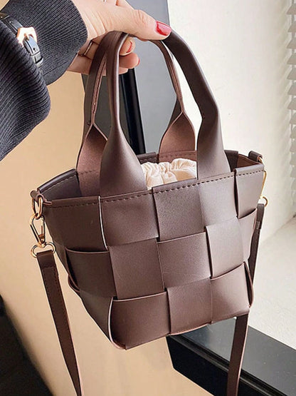 Aria Braided Bucket Bag Trendsi