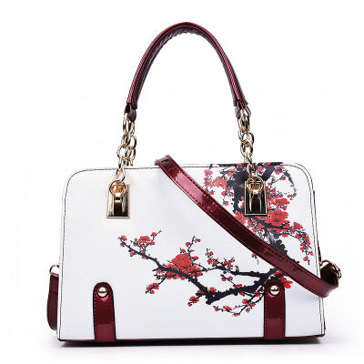 Printed handbags new handbags fashion mother trend mother bag shoulder bag one generation - Jatanele