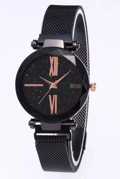 Luxury Starry Diamond Women’s Quartz Watch with Magnet Buckle - Jatanele