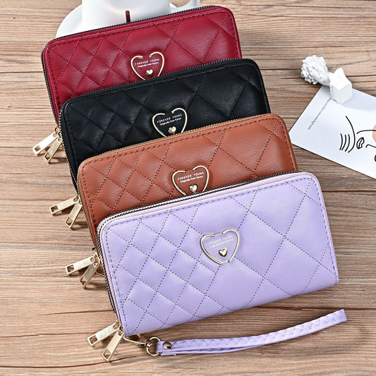 Double Zipper Long Wallet - Spacious & Stylish - Jatanele