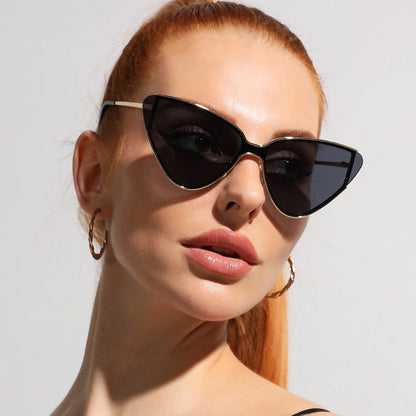 Cat's Eye Retro Sunglasses For Women - Jatanele